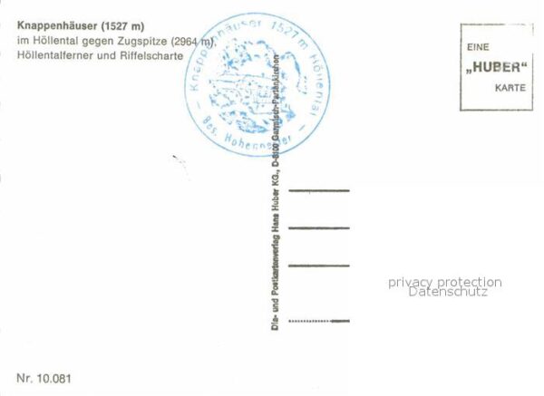 Garmisch-Partenkirchen Knappenhäuser im Höllental gegen Zugspi – Bild 2