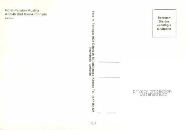 Bad Kleinkirchheim Kaernten Hotel Pension Austria Ortsansicht vom B – Bild 2