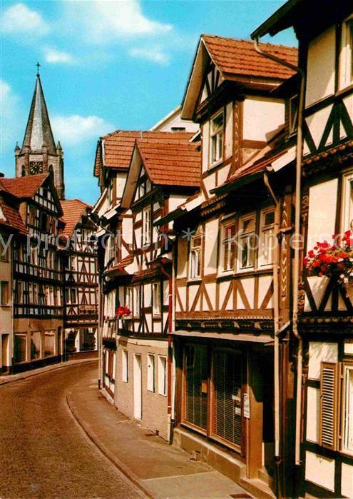 Rotenburg Fulda Brotgasse Fachwerkhäuser Luftkurort
