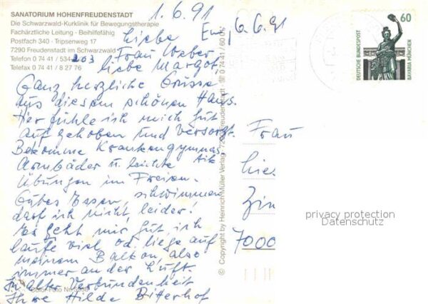 Freudenstadt Sanatorium Hohenfreudenstadt im Schwarz – Bild 2
