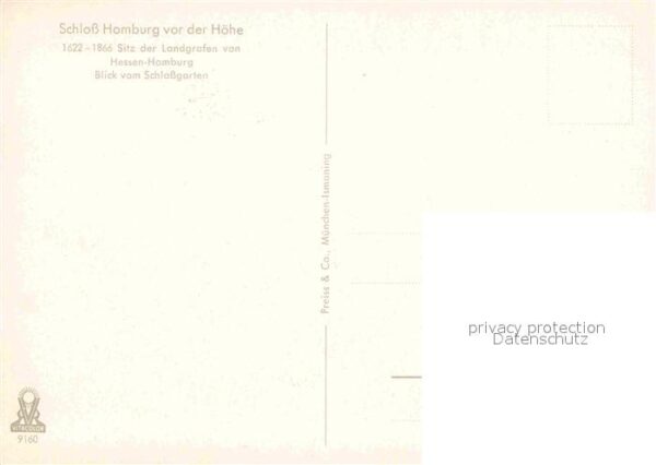 Bad Homburg Schloss Blick vom Schlossgarten – Bild 2