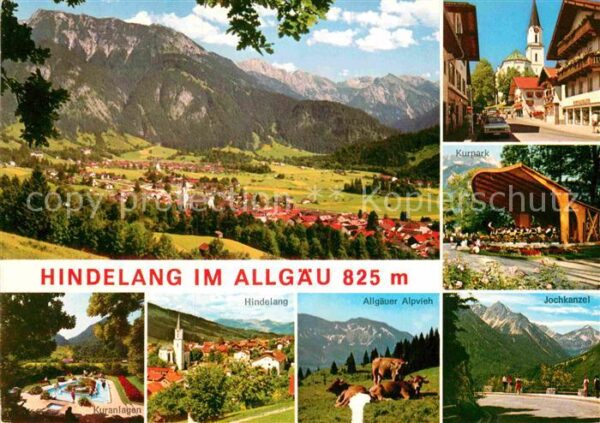 Hindelang Panorama Heiklimatischer Kurort Allgäue