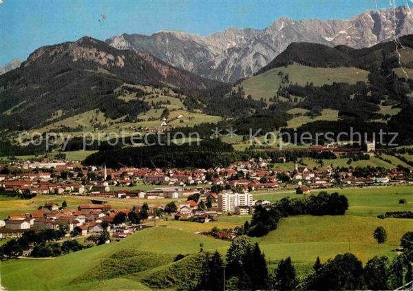Sonthofen Oberallgaeu Gesamtansicht mit Daumengruppe Allgäuer