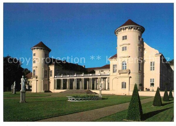 Rheinsberg Blick von der Schlossinsel auf Schloss