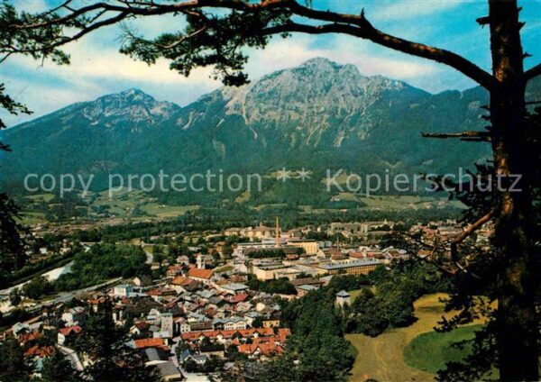 Bad Reichenhall Panorama Blick zum Zwiesel und Hochstau