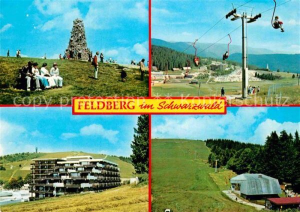 Feldberg Schwarzwald Bismarckturm Sesselbahn Hotel Feldberge