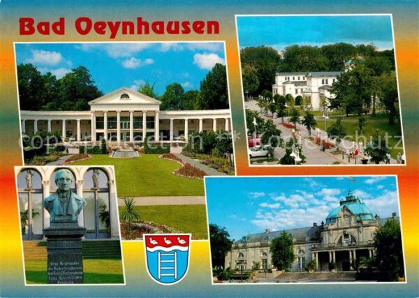 Bad Oeynhausen Kurhaus Denkmal Büste Kurpark Staatsbad