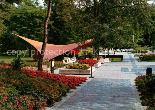 Bad Bellingen Musikpavillon im Kurpark Kurort im Drei
