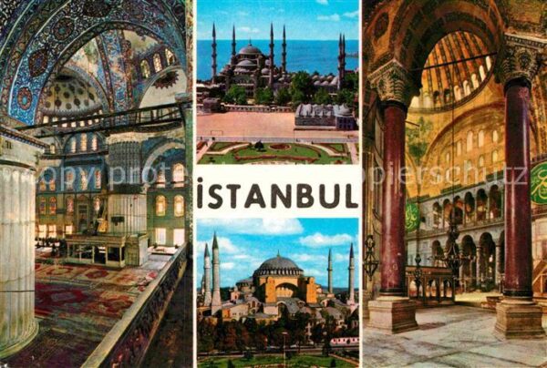 Istanbul Constantinopel Sultan Ahmet Moschee Sophia Museum Inne