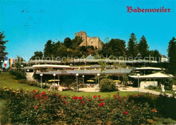 Badenweiler Kurhaus Burgruine Thermalkurort Schwarz