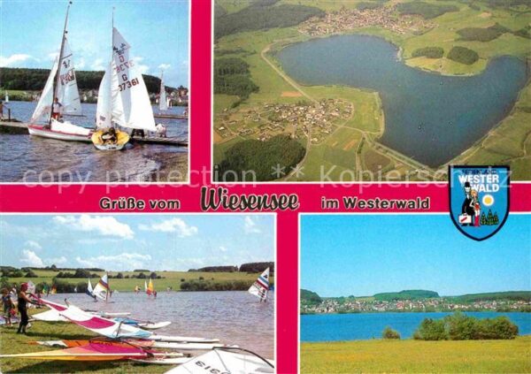 Stahlhofen Westerwald Wiesensee Wassersport Segeln Windsurfen