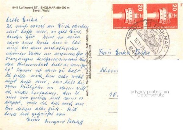 St Englmar Gesamtansicht Luftkurort Bayerischer Wa – Bild 2