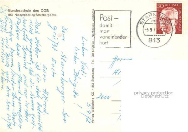 Niederpoecking Bundesschule des DGB am Starnberger See – Bild 2