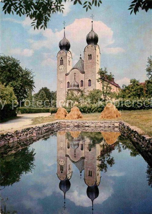 Baumburg Alz Kirche des ehemaligen Augustinerstiftes
