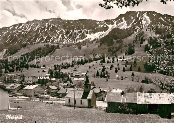 Oberjoch Panorama Kurorte mit Iseler Allgäuer Al