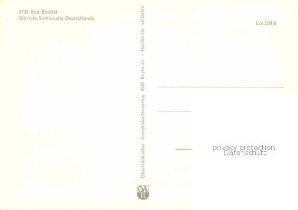 Bad Bocklet Ortsansicht mit Kirche Stärkste Stahlqu – Bild 2
