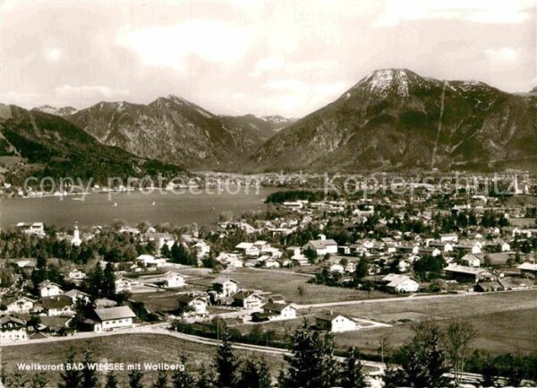 Bad Wiessee Panorama Blick zum Wallberg Mangfallgeb