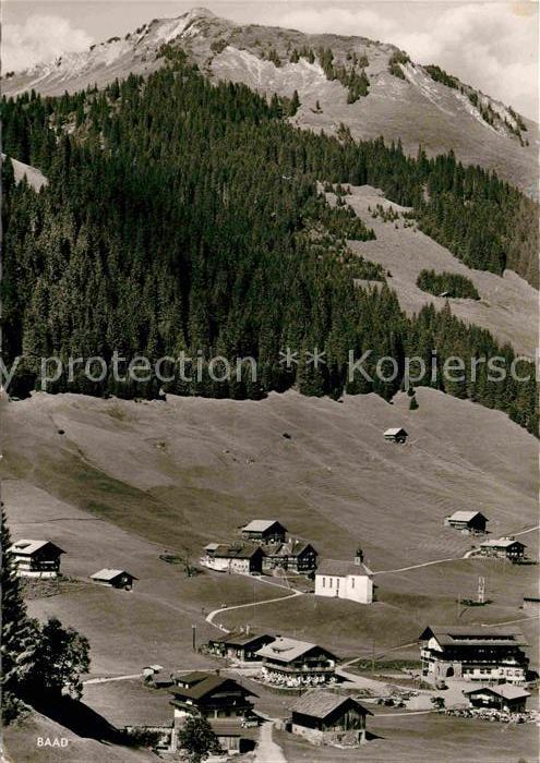 Baad Mittelberg Kleinwalsertal Panorama Alpen