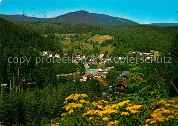 Schoenmuenzach Panorama Kneippkurort im Murgtal Schwar