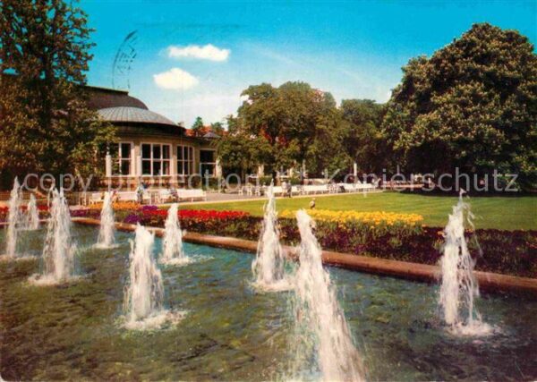 Bad Salzuflen Fontänen und Kurhaus