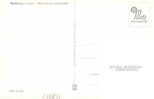 Weilburg Schlossblick von der Adolfstrasse – Bild 2