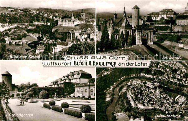 Weilburg Schlossblick Landtor Schlossgarten Flie