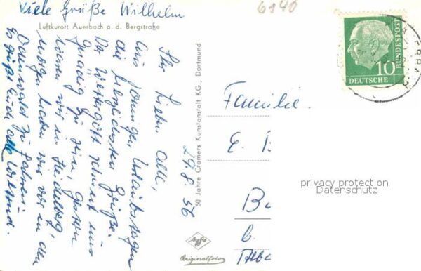 Auerbach Bergstrasse Teilansicht Burg – Bild 2