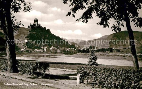 Cochem Mosel Burg Cochem und Winnenburg