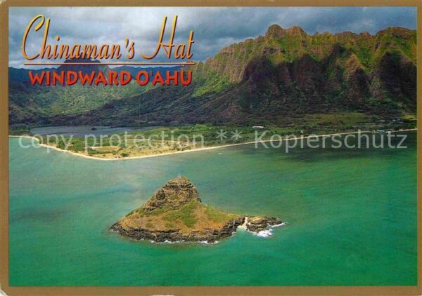 Honolulu Chinamans Hat Windward Oahu
