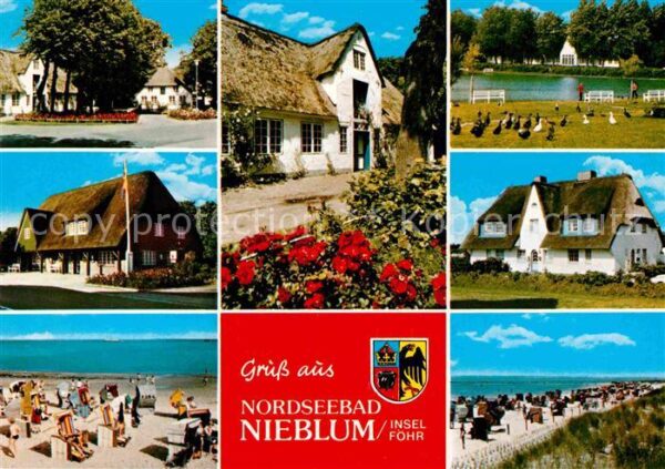 Nieblum Friesenhäuser Strandpartien