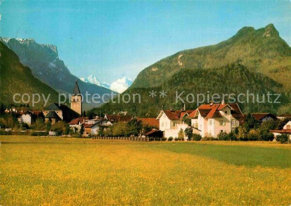 Bad Reichenhall St Zeno mit Reiteralpe Loferer Steinber
