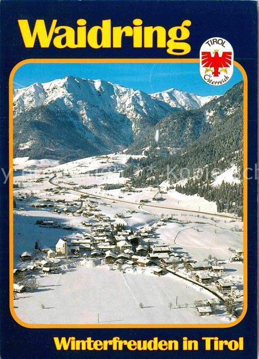 Waidring Tirol Fliegeraufnahme