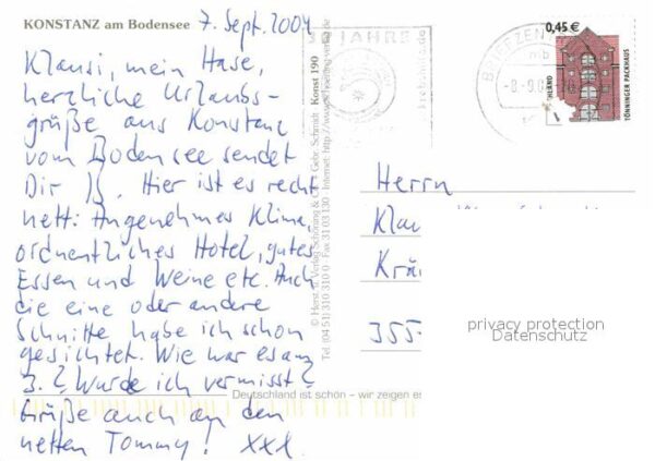 Konstanz Bodensee Fähre Stadttor Hafeneinfahrt Stadtplatz – Bild 2