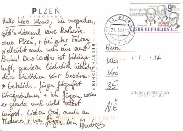 Plzen Pilsen Panorama – Bild 2