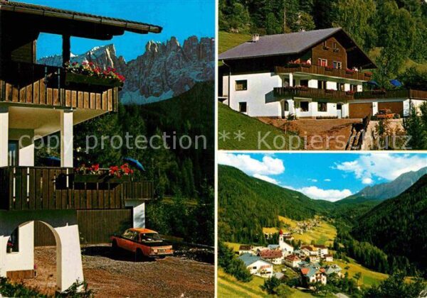 Welschnofen Suedtirol Haus Christian Panorama
