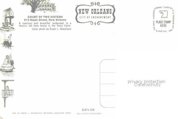 New Orleans Louisiana Court of Two Sisters – Bild 2