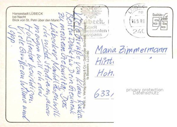 Luebeck bei Nacht – Bild 2