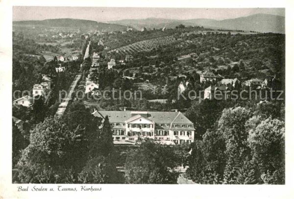 Bad Soden Taunus Kurhaus Fliegeraufnahme