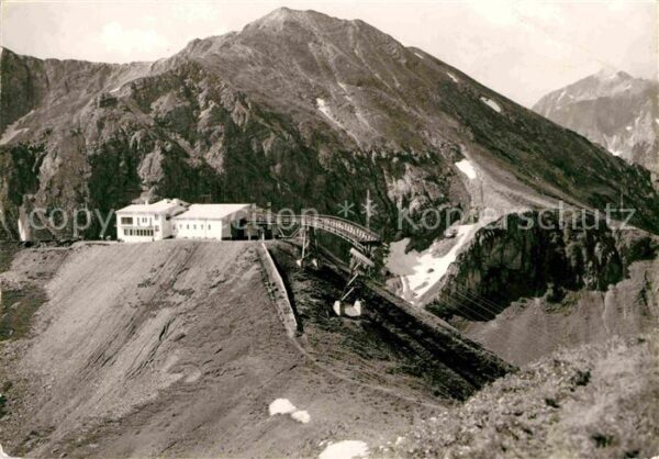 Kleinwalsertal Kanzelwandbahn Bergstation mit Hammersp