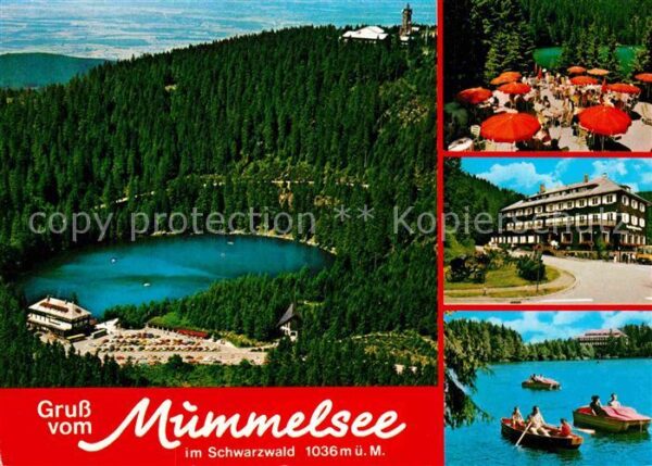 Mummelsee Panorama Hotel Terrasse Bootspartien