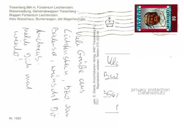 Triesenberg Fürstentum Liechtenstein Walsersiedlung – Bild 2
