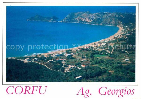 Corfu Fliegeraufnahme