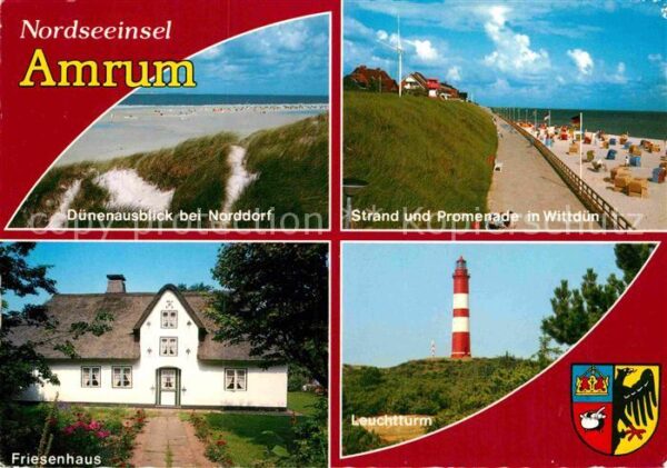 Amrum Dünen bei Norddorf Strand Promenade Wit