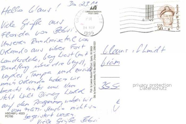 Florida US-State Teilansichten Gebietskarte – Bild 2
