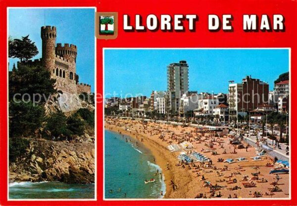 Lloret de Mar Schloss Strand