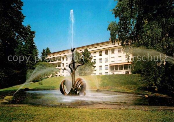Lindenfels Odenwald Eleonorenklinik Brunnen