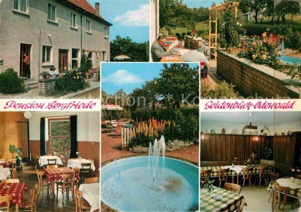 Seidenbuch Pension Bergfriede Gasträume Brunnen Ga