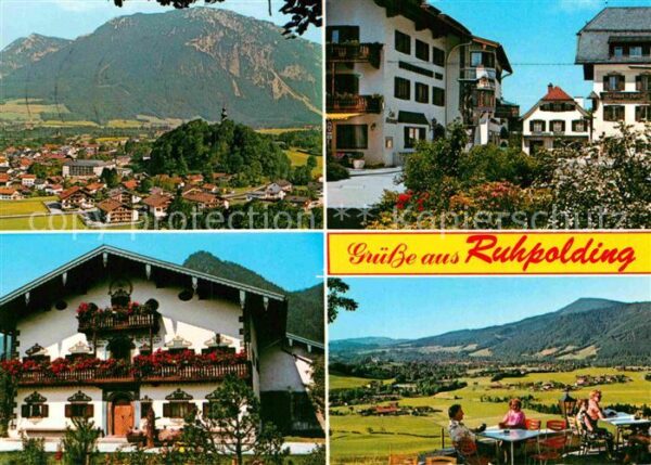 Ruhpolding Panorama Gasthof Terrasse
