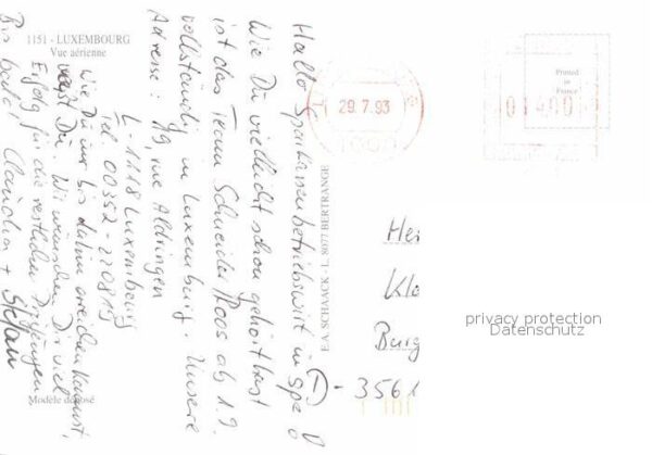 LUXEMBOURG  Luxemburg Fliegeraufnahme – Bild 2