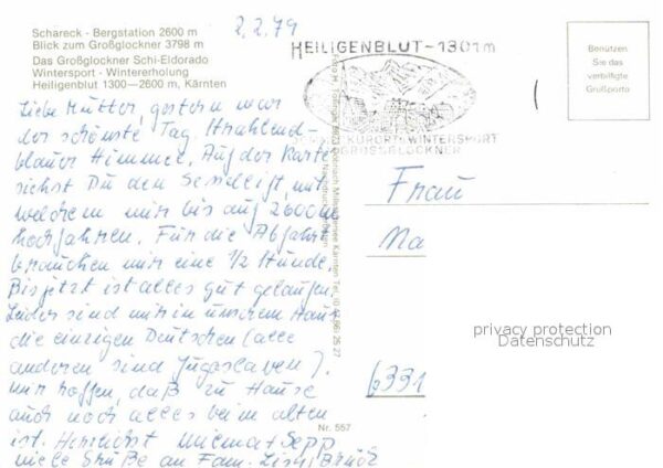 Heiligenblut Kaernten Schareck Bergstation mit Grossglockner – Bild 2